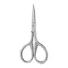 Tijeras de acero inoxidable para recortar la barba, tijeras de pesca, tijeras espartanas, tijeras redondas para exteriores para recortar cejas y vello nasal, tijeras para recortar la barba