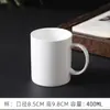 Taza de Cerámica Creativa y Sencilla, Vaso de Agua Redondo con Asa, Taza de Té para Habitación de Hotel, Taza de Regalo, Taza de Café, Taza de Té con Leche