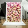 Quadro de fotografia transfronteiriça estúdio de fotografia adereços comércio exterior festival cena layout fundo 3D tema de parede de flores