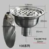 Dren de Piso Pulido Limpio de Acero Inoxidable 304/316 con Sello de Agua, a Prueba de Olores, a Prueba de Insectos, a Prueba de Desbordamiento, Dren de Piso para Tamaño de Tubería de PVC