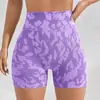 Novo transfronteiriço sem costura tie-dye quadril secagem rápida exercício corrida fitness shorts de ioga [outlet de fábrica]]