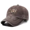 Gorra Lavada Nueva Estilo Vintage Calle Unisex Todas las Combinaciones Visera Curva Parte Superior Suave Cara Pequeña Pareja Moderna