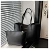 2025 Nuevo Llegada Vintage Minimary Moda Viaje Estiloso Gran Capacidad Texturizado Portátil Bolso Tote de Hombro para Mujeres