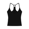 Top de Color Sólido sin Mangas y Espalda Descubierta Ajustado para Mujer, Camisola Sexy y Sencilla para Usar en Capas o Sola