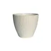 Fábrica de Origem vaso de plástico vaso com padrão vertical decoração de sala de estar arranjo de flores vaso de casamento vaso na cor Macron