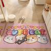 Tapete de Entrada Lindo con Tema de Mascotas, Felpudo Divertido y Personalizable para el Hogar, Tapete para Pies que Raspa la Suciedad y Resistente al Desgaste