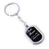 Llavero de Marco de Fotos de Metal Hueco Creativo Personalizado Llavero de Pareja Colgante Procesamiento Vacaciones Conmemorativo Colgante de Llave