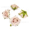 Accesorios de Tocado de Rosa Rizada Simulada de 7 cm Guirnalda Material de Guirnalda Hecha a Mano DIY Material para Decoración de Bodas y Hogar Material de Flor de Seda