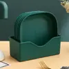 Novo Prato de Ossos Doméstico Prato de Ossos para Cuspir Prato de Ossos de Luxo Leve Prato de Lixo de Mesa de Jantar de Plástico Prato de Petiscos Prato de Frutas