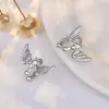 Clip de Oreja de Murciélago para Mujeres Sin Perforaciones, Estilo Oscuro Genial, Pendientes Punk Minimalistas para Hombres, Ear Cuff Unisex, Estilo Oscuro