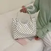 Bolso de Hombro Cruzado Tote de Gran Capacidad con Lunares, Estilo Nuevo de Verano de Alta Gama, Moda para Viajes Diarios, para Mujer