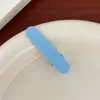 5cm Grampos de bico de pato ovais coloridos para meninas, presilhas laterais, presilhas para franja, presilhas de cabelo DIY, presilhas de bico de pato laqueadas