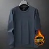 Moletom Masculino de Alta Qualidade, Roupa Masculina Elástica de Outono, Top Redondo Resistente a Poeira e Não Grudante, Jaqueta Masculina de Tamanho Grande com Forro de Fleece 08