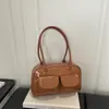 Elegante retro 2026 verano nueva moda simple gran capacidad versátil casual bolso de hombro bolso Boston