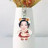 Llavero Acrílico Doble Cara con Fondo Blanco Puro para Decoración de Mochila, Similar a Artículos Tendencia de Tiktok