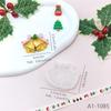 DIY Tema de Natal Sino do Papai Noel Molde de Silicone para Bolo Fondant Chocolate Cola Resina Molde de Goma