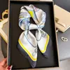 Bufanda Impresa Nueva Tipo Seda para Primavera y Verano, Chal de Alta Gama, Bufanda para el Cuello con Protección Solar, Bufanda Profesional para el Cuello, Pañuelo para la Cabeza, Bufanda