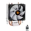 Radiador de CPU con luz de colores silencioso 775AMD115X 1200 pines ventilador de CPU para computadora de escritorio 1366 1356