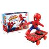 Patinete Acrobático Spider Warrior Sonido y Luz Hombre Cuerpo Acrobático Luz Juguete Eléctrico para Niños Rotación de 360 Grados