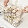 Caja de Almacenamiento Transparente para Escritorio Organizador de Cajones Estante de Almacenamiento Acrílico Papelería Dormitorio Cesta de Almacenamiento para Artículos Varios Estante de Almacenamiento