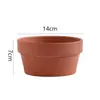 Vaso de flor de cerâmica vermelha vaso de flor de cerâmica baixa temperatura forte permeabilidade à água vaso universal para suculentas