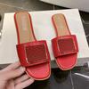 Sandalias de Plataforma de Estilo Francés de Moda con Faldas, Mocasines de Alta Gama para Influencers, Hermosas Sandalias con Suela Gruesa Inspiradas en Chanel, Nuevo Modelo Otoño 2025