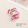 Accesorios de Resina DIY de Dibujos Animados Joyería Sombrero de Bola de Arroz Gatito Pegamento de Crema Pasador Funda de Teléfono Móvil Hebilla de Zapato Llavero Colgante