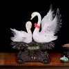 Adornos de Cisne, Artesanías, Boda, Inauguración de Casa, Suministros de Decoración para Hogar Nuevo, Gabinete de Vino para Sala de Estar, Vestíbulo de Entrada, Decoración de Estante Antiguo