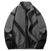 Chaqueta de trabajo fresca para otoño para hombre, corte holgado, diseño de línea de hombro, estilo versátil, excelente calidad