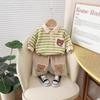 Trajes de Bebé para Niños y Niñas Primavera y Otoño 2025, Conjuntos de Sudadera Estilo Primavera y Otoño, Trajes Nuevos de Otoño, Dos Piezas, Duraderos