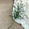 Flores Gipsofila Artificiais Estilo Novo, Grama Falsa, Buquês de Flores Plásticas, Decorações para Sala de Estar, Decorações de Casamento, Flores de Mão Atacado