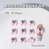 Decoraciones Lindas de Mariposas y Oro para Uñas, Pedrería en Forma de Corazón, Accesorios para Uñas de Moño, Accesorios para Uñas DIY