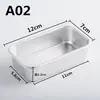 Pan Uso Doméstico Largo Nieve Cuadrado Anodizado Caja para Tostar Molde para Hornear Pastel de Carne para Almuerzo Molde para Pasteles de Pan