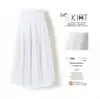 Nuevo falda de malla A-line de cintura alta con bajo ancho para otoño/invierno 2026, adelgazante y con caída de 720 grados