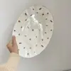 Exportar Estilo Pequeno Fresco Similar ao Mason, Prato de Peixe Cerâmico com Flores Pequenas, Prato Grande, Cesta Pequena de Flores para Desktop, Tigela Lateral de 6 polegadas para Uso Doméstico