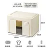 Caja de almacenamiento plegable para ropa con ventana única para visibilidad, caja de almacenamiento de tela de gran capacidad para ropa y pantalones, caja de almacenamiento a prueba de polvo y humedad para artículos diversos