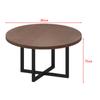 American Barbecue Shop Mesa Redonda Restaurante Retro Combinación de Mesa y Silla Redonda de Madera Maciza Comedor Bar Comercial Multipersonal Mesa de Comedor de Madera Maciza
