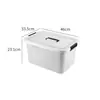 Caja de Almacenamiento de Plástico con Tapa Caja de Almacenamiento para Ropa Juguetes Organizador para Coche Gran Capacidad Caja de Almacenamiento Debajo de la Cama