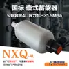 Acumulador Hidráulico Nxq-4 4L Gran Capacidad Acero Aleado 10/20/31.5Mpa Almacenamiento de Energía de Cápsula Suministro Directo de Fábrica
