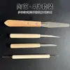 Herramientas de Alfarería Juego de 4 Piezas Cuchillo de Tallado Arcilla Arcilla Blanda Moldeador Mango de Madera Hecho a Mano Juego de Tallado Al Por Mayor