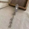 [Campana de Plata Miao Yun] Nuevo Pasador de Chinoiserie para Mujer con Borla y Borde Oscilante Estilo Antiguo Tocados de la Dinastía Han Accesorios Étnicos para el Cabello