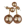Brincos Grandes Super Exagerados, Retrô Elegantes, Pérolas Grandes, Design Exagerado de Nicho, Brincos de Luxo Acessível de Alta Qualidade para Mulheres