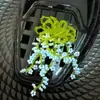 Acessórios de Flor de Sapato de Cristal Resistentes Estilo Coreano com Lantejoulas Bordadas, Franjas de Cristal Exquisite de Estilo Leve de Luxo