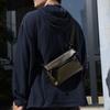 Bolso Cruzado Simple para Viajero, Bolso Mini de Cuero Genuino para Hombre, Bolso Pequeño de Piel de Vaca de Alta Gama, Bolso de Hombro para Caminar