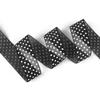 Fita de Gaze com Bolinhas de 25mm com Laço para Embalagem de Caixa de Presente, Renda para Roupas, Fita de Gaze Branca com Bolinhas