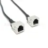 Soquete RJ11 Fêmea Personalizado pelo Fabricante para Cabo de Rede com Ponta Descarnada e Estanhada Linha de Transmissão de Rede Linha de Conexão de Computador