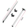 Patas Plegables para Mesa de RV Modificación de Vehículo Remolcable Camión Casa Rodante Cama de Vehículo SUV Montaje Lateral Patas de Mesa Desmontables Barra Colgante