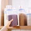 Latas seladas de grãos e tanque de armazenamento de grãos tanque de armazenamento de plástico transparente à prova de umidade do selo