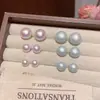 Pendientes de Botón de Perla Mantou Retro Franceses para Mujer Diseño de Nicho Sensación de Alta Gama Pendientes Dulces Frescos Moda Accesorios de Pendientes Versátiles Venta al por Mayor