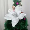 33cm Nova Flor de Natal Decoração de Árvore de Natal Flor Festa Festa Atmosfera Festiva Acessórios para Arranjo de Flores Flor Artificial Estoque Disponível